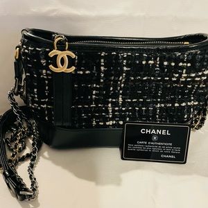 Black Chanel crossbody bag